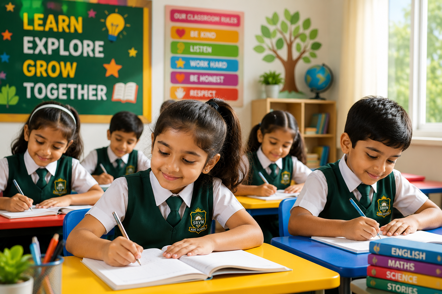 Kids Learning in Classroom